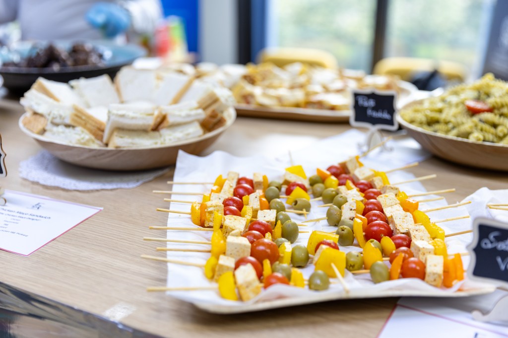 food platters prepared by hospitality students