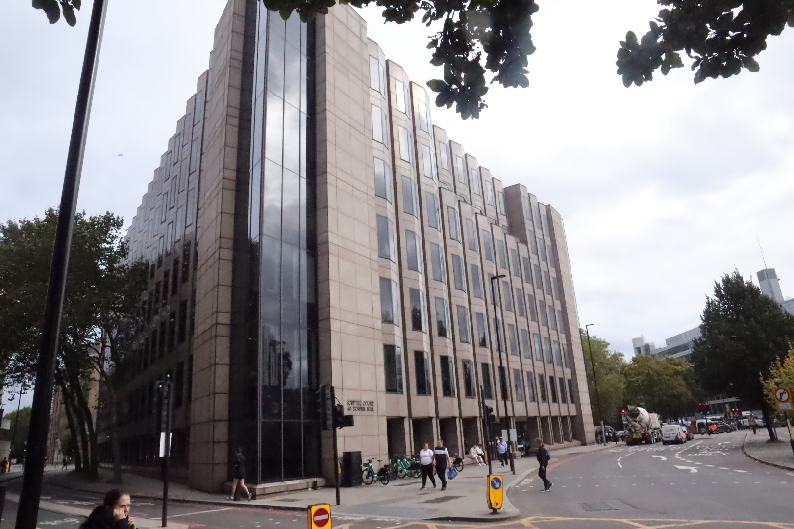 An exterior picture of sceptre court campus