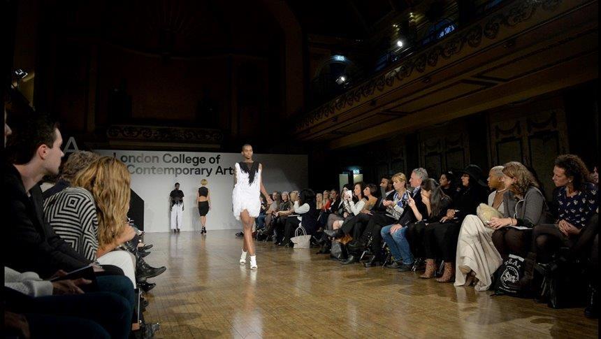 models walking at a runaway at a fashion show