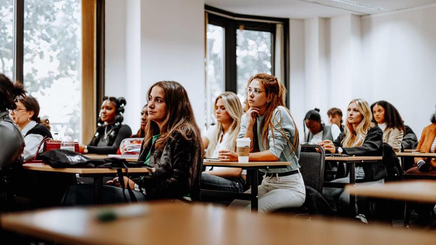 students in a classroom
