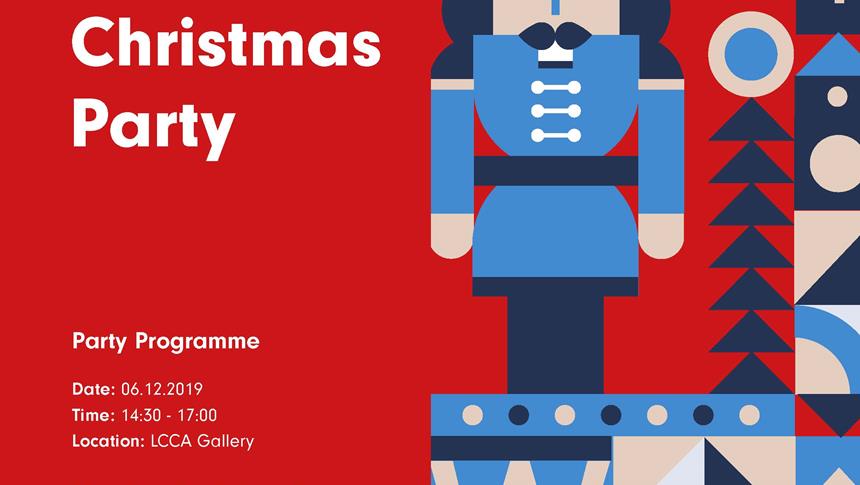 christmas party poster