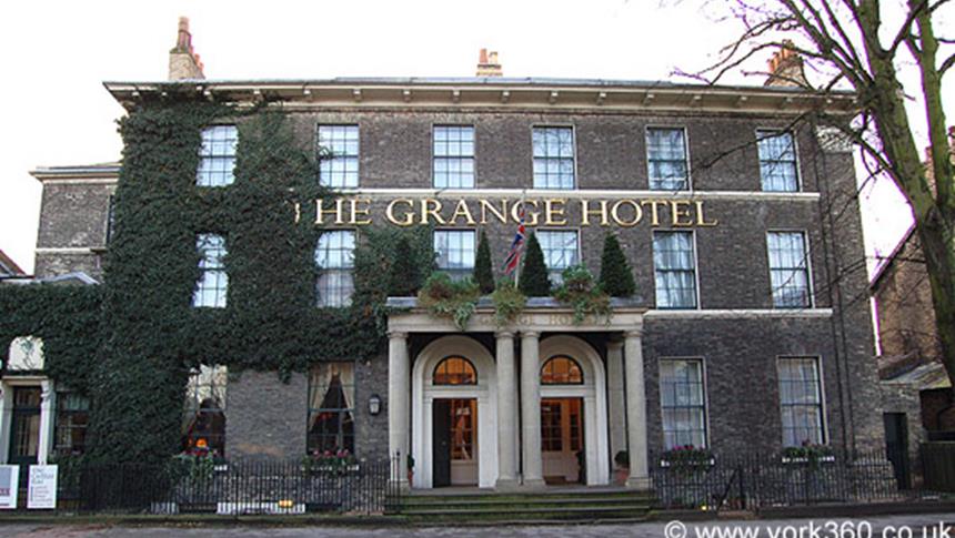 the exterior of the grange hotel